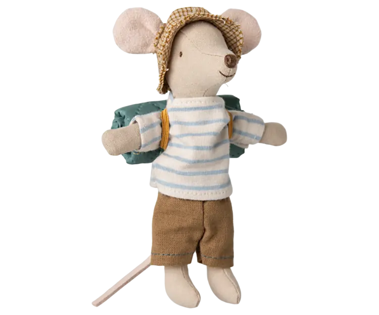Maileg Big Brother Hiker Mouse