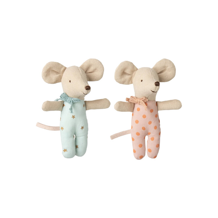 Maileg Baby Mice, Twins in Box