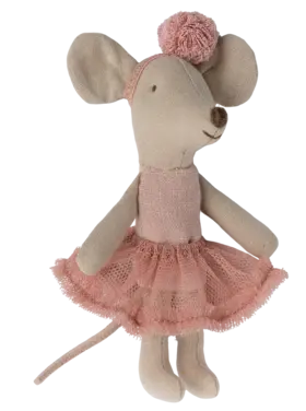 Maileg Ballerina Little Sister Mouse Rose