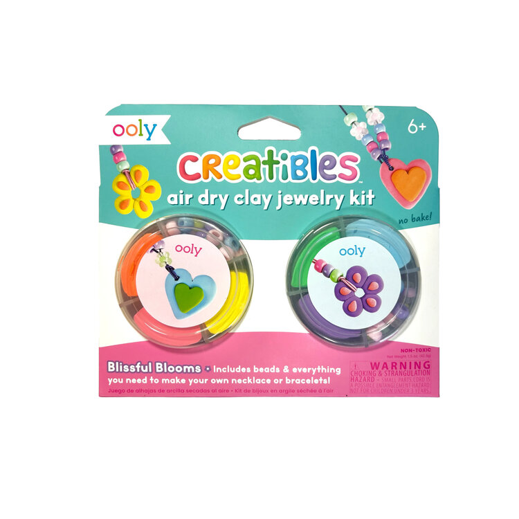 Ooly Air Dry Clay Jewelry Kit