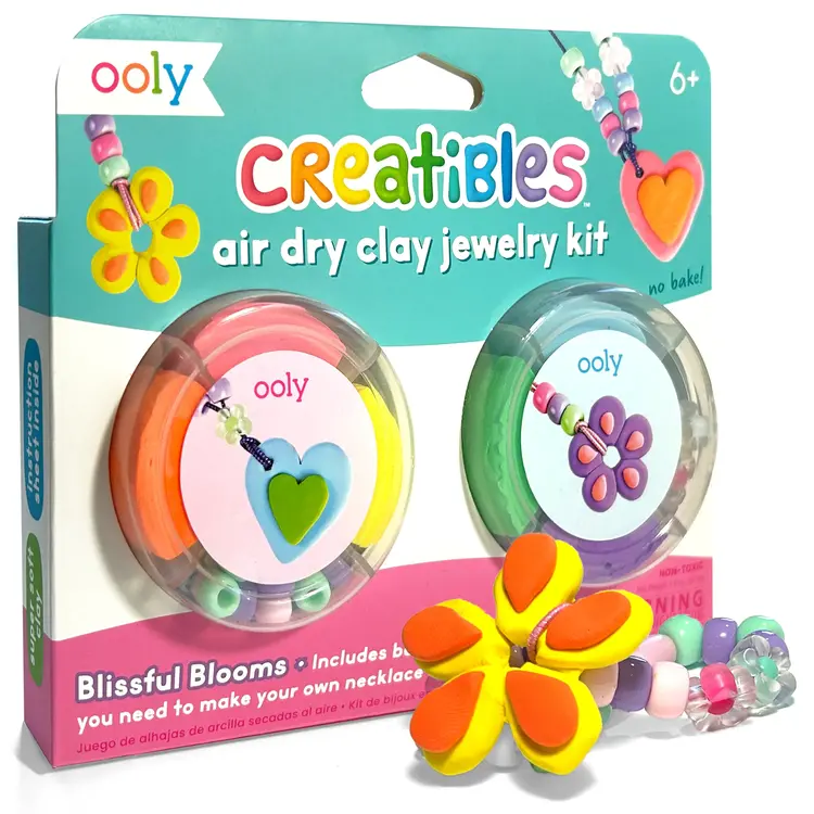 Ooly Air Dry Clay Jewelry Kit