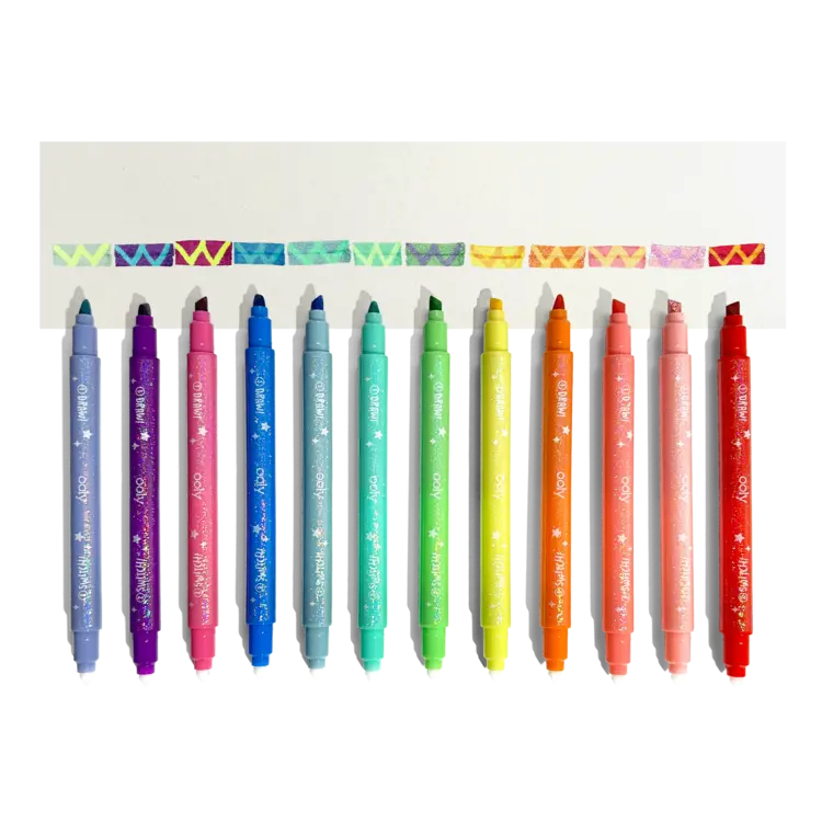 Ooly Switch-eroo Sparkly Glittery Color Changing Markers