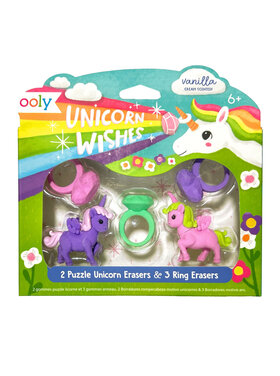 Ooly Unicorn Wishes Scented Erasers