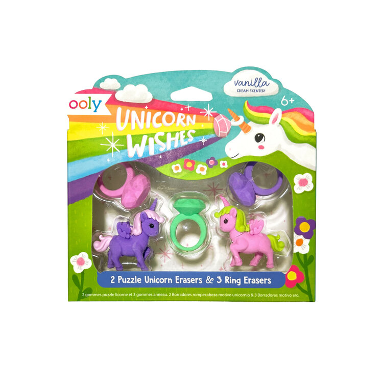 Ooly Unicorn Wishes Scented Erasers