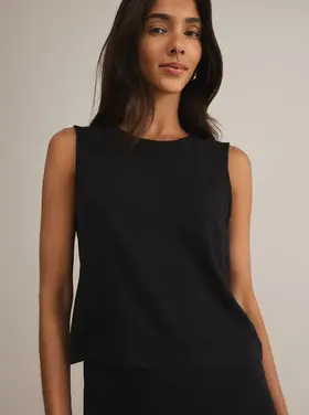 Z Supply Sloane Textured Top Black