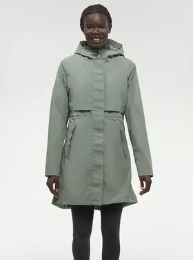 Ten Tree Nimbus Long Rain Jacket Agave Green