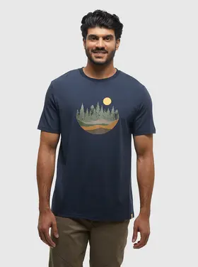 Ten Tree Love Flourishes T-Shirt Midnight Blue