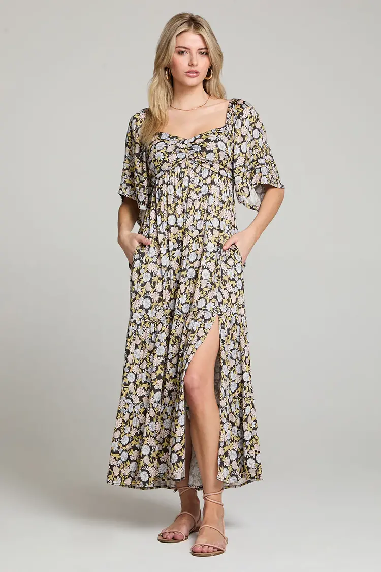 Saltwater Luxe Kathryn Midi Dress Multi