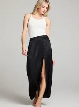 Saltwater Luxe Midi Skirt Black
