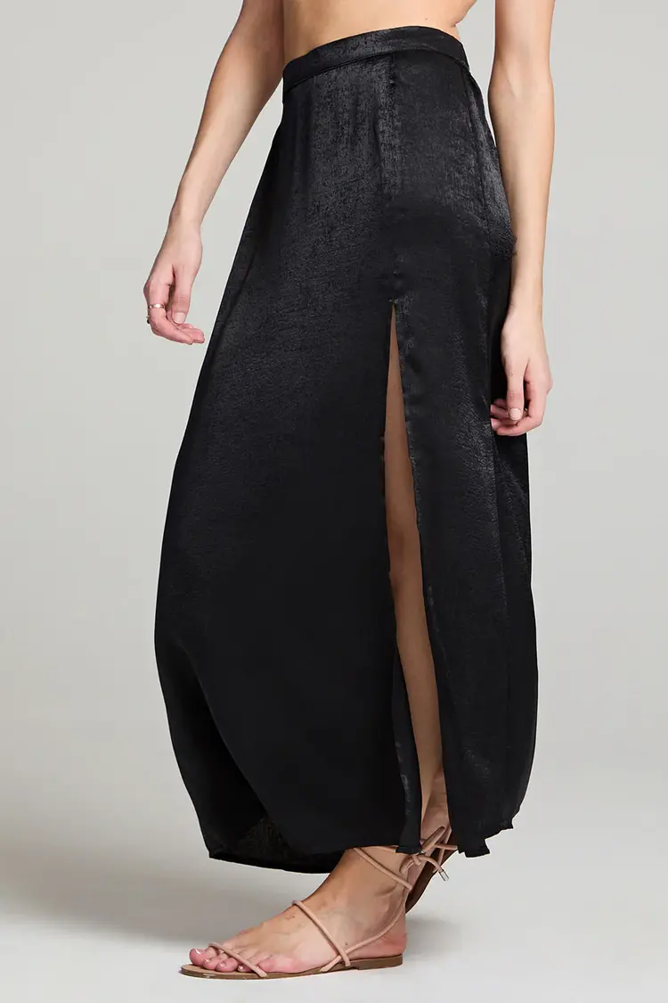 Saltwater Luxe Midi Skirt Black