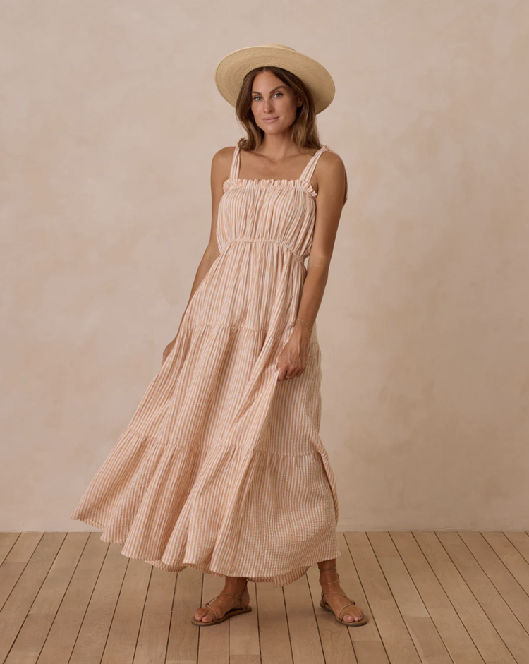 Rylee + Cru Inc. DELPHINA DRESS | GRAPEFRUIT STRIPE