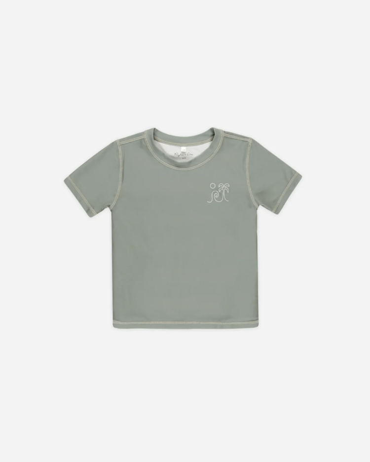 Rylee + Cru Inc. BOYS RASHGUARD || EUCALYPTUS