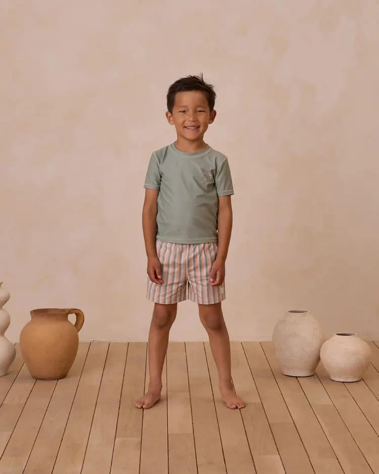 Rylee + Cru Inc. BOYS RASHGUARD || EUCALYPTUS