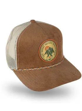 The Great PNW Campout 5 Panel Cord Trucker Hat