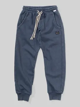 Munster Kids Poplin Patch Pant Wash Dark Denim