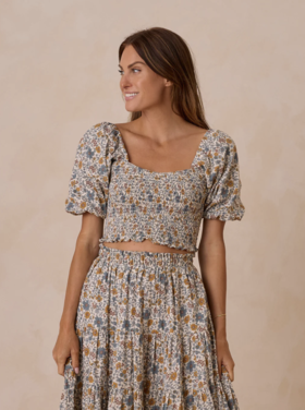 Rylee + Cru Inc. TRIXIE TOP || GARDENIA