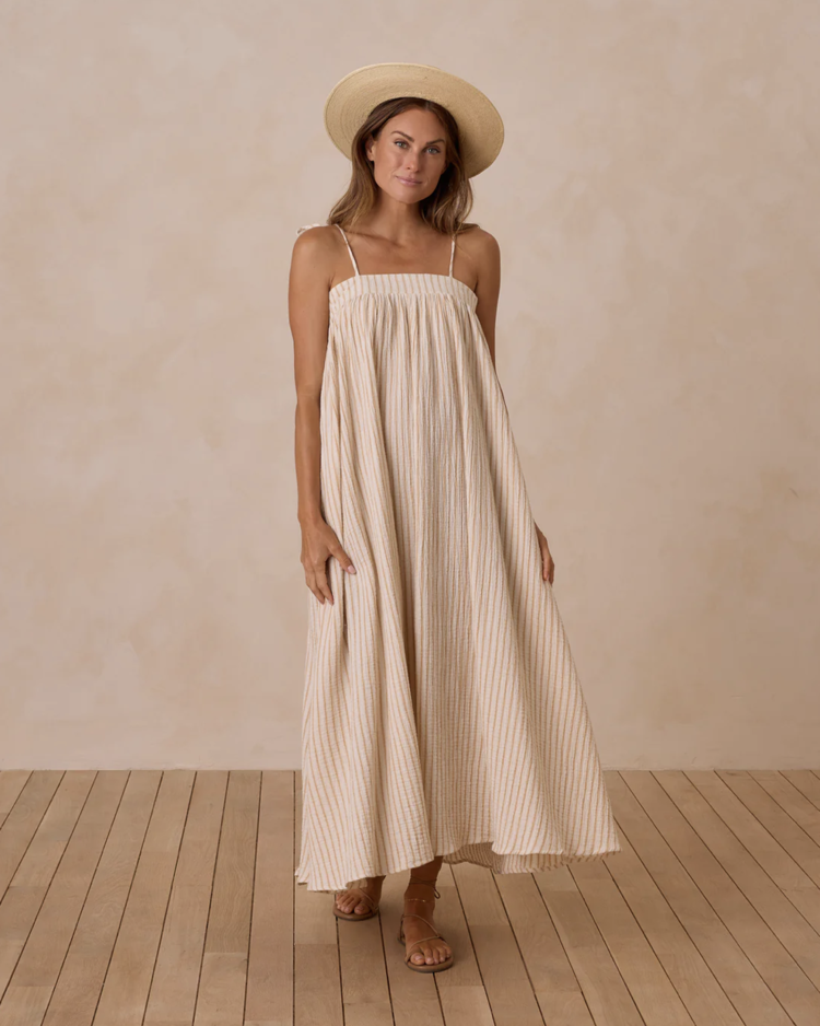 Rylee + Cru Inc. MALEA DRESS || MARIGOLD STRIPE