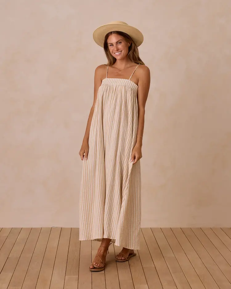 Rylee + Cru Inc. MALEA DRESS || MARIGOLD STRIPE
