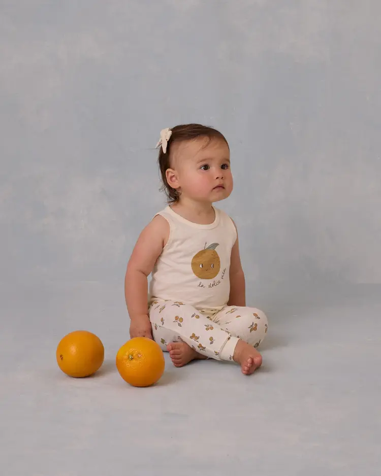Rylee + Cru Inc. TANK + SLOUCH PANT SET || ORANGES