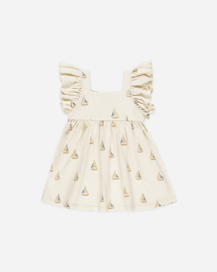 Rylee + Cru Inc. MARIPOSA DRESS || SAILBOATS