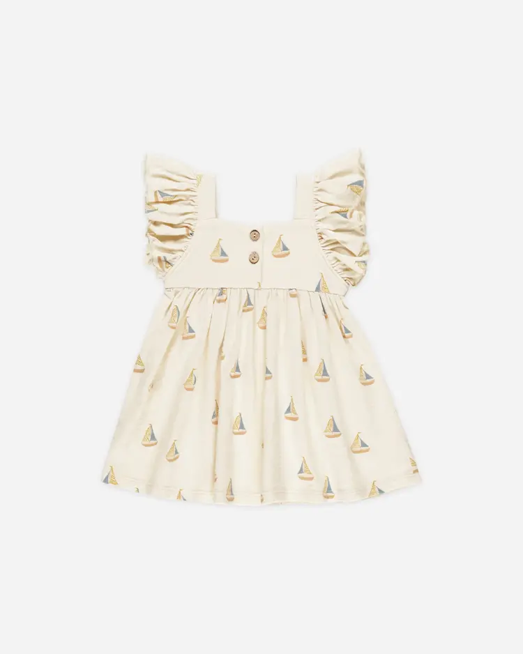 Rylee + Cru Inc. MARIPOSA DRESS || SAILBOATS