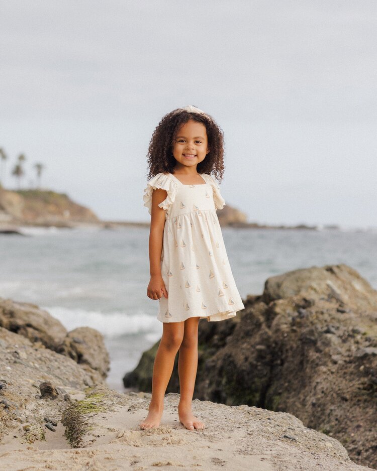 Rylee + Cru Inc. MARIPOSA DRESS || SAILBOATS