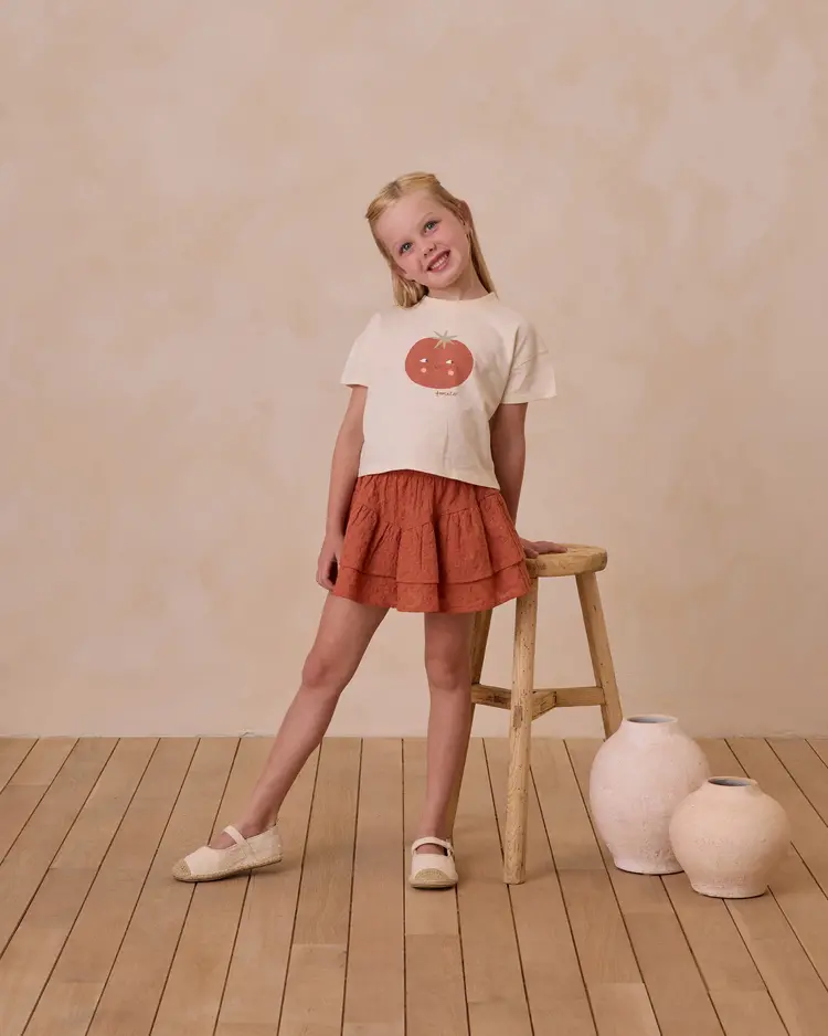 Rylee + Cru Inc. BOXY TEE || TOMATO