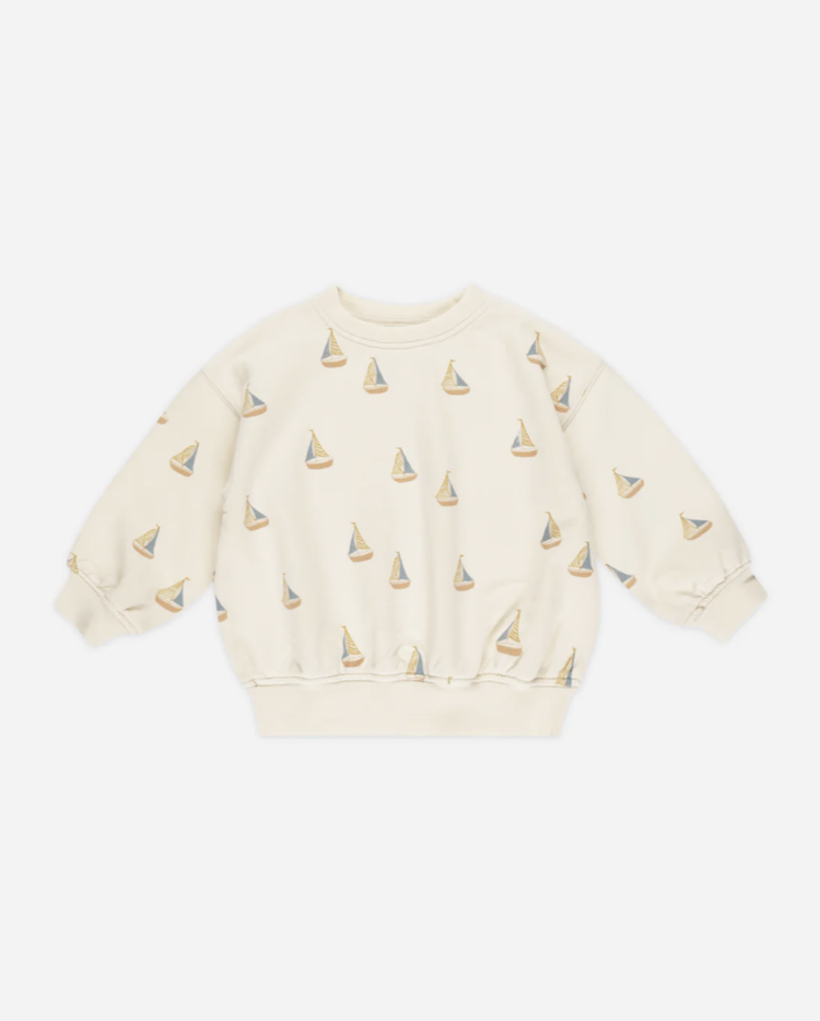 Rylee + Cru Inc. SWEATSHIRT || SAILBOATS