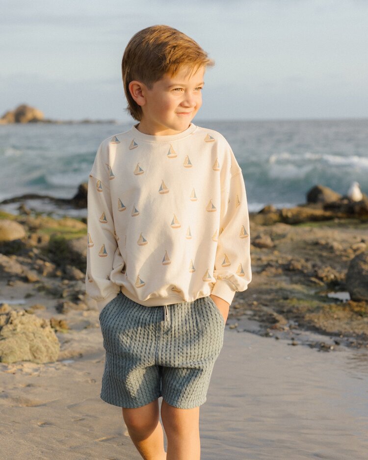 Rylee + Cru Inc. SWEATSHIRT || SAILBOATS