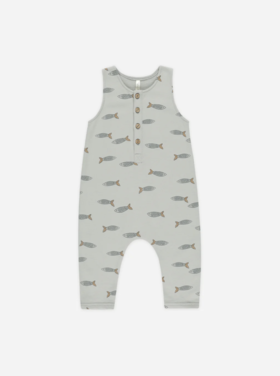 Rylee + Cru Inc. TERRY JUMPSUIT || SARDINES