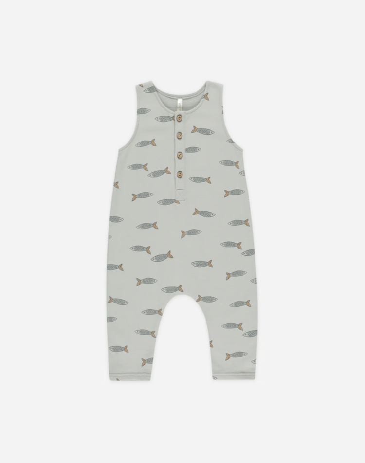 Rylee + Cru Inc. TERRY JUMPSUIT || SARDINES