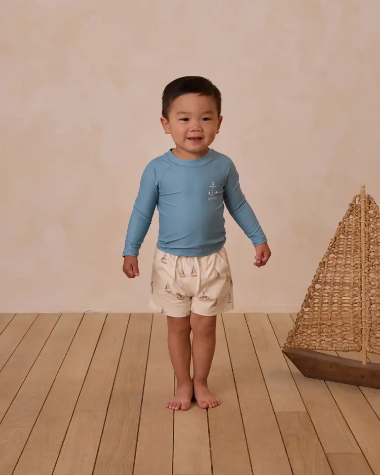 Rylee + Cru Inc. BOARDSHORT || SAILBOATS