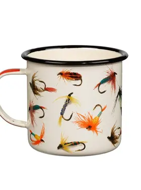 Gentlemen's Hardware Fly Fishing Enamel Mug