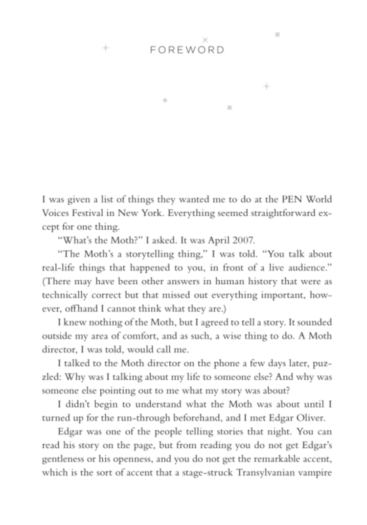 Penguin Books Moth Presents All These