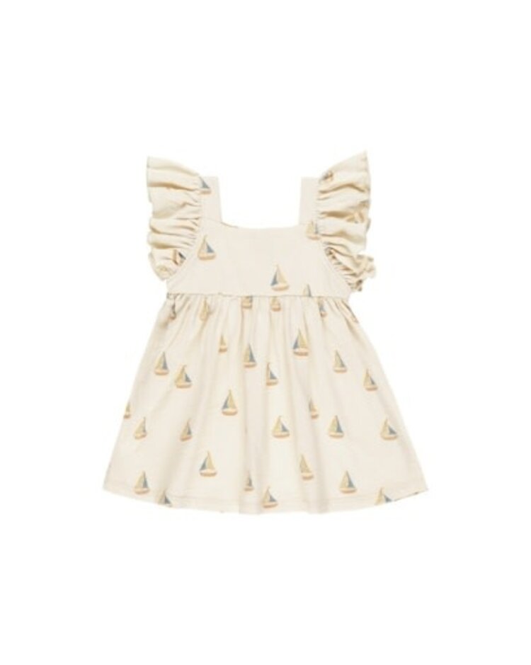 Rylee + Cru Inc. MARIPOSA DRESS || SAILBOATS