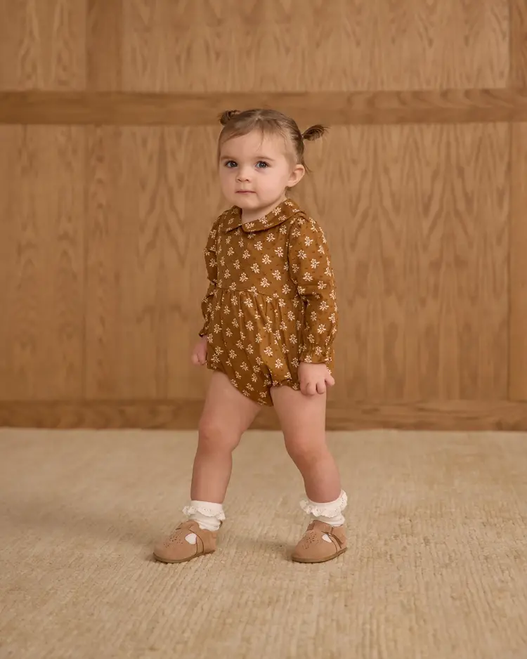 Rylee + Cru Inc. CORA ROMPER || GOLDEN FLEUR