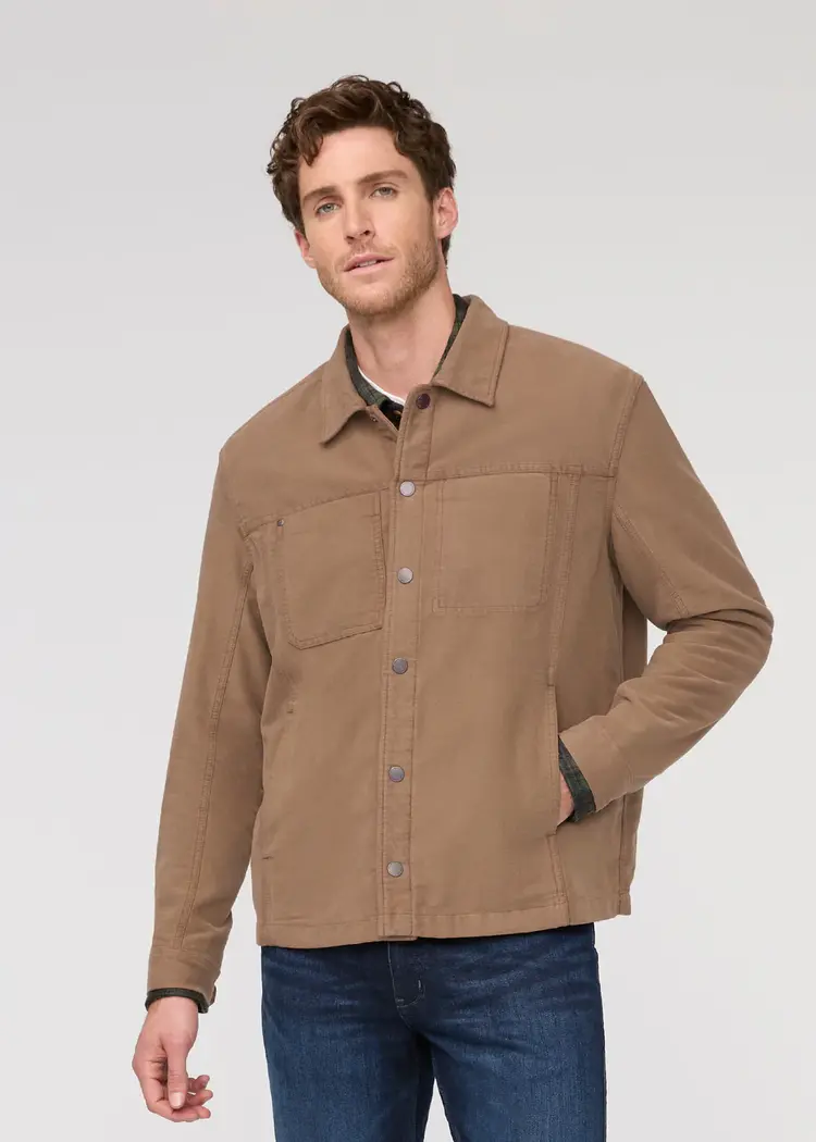 Duer No Sweat Moleskin Jacket Dark Walnut