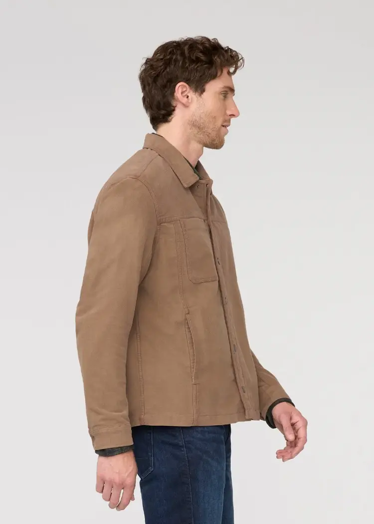 Duer No Sweat Moleskin Jacket Dark Walnut