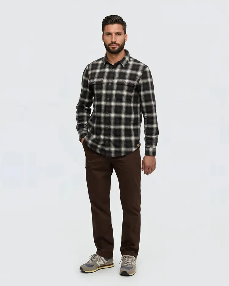 Ten Tree Kapok Flannel Colville Warm Oak