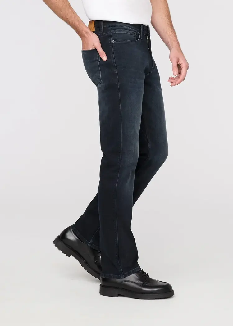 Duer Performance Denim Slim Straight- Carbon Stone