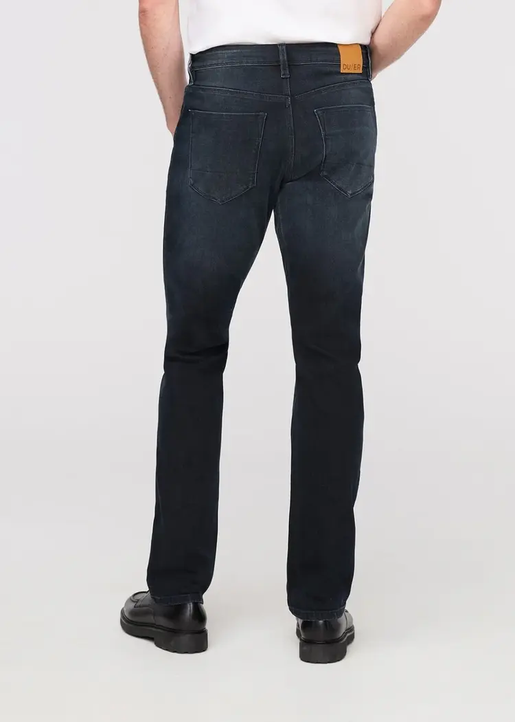 Duer Performance Denim Slim Straight- Carbon Stone