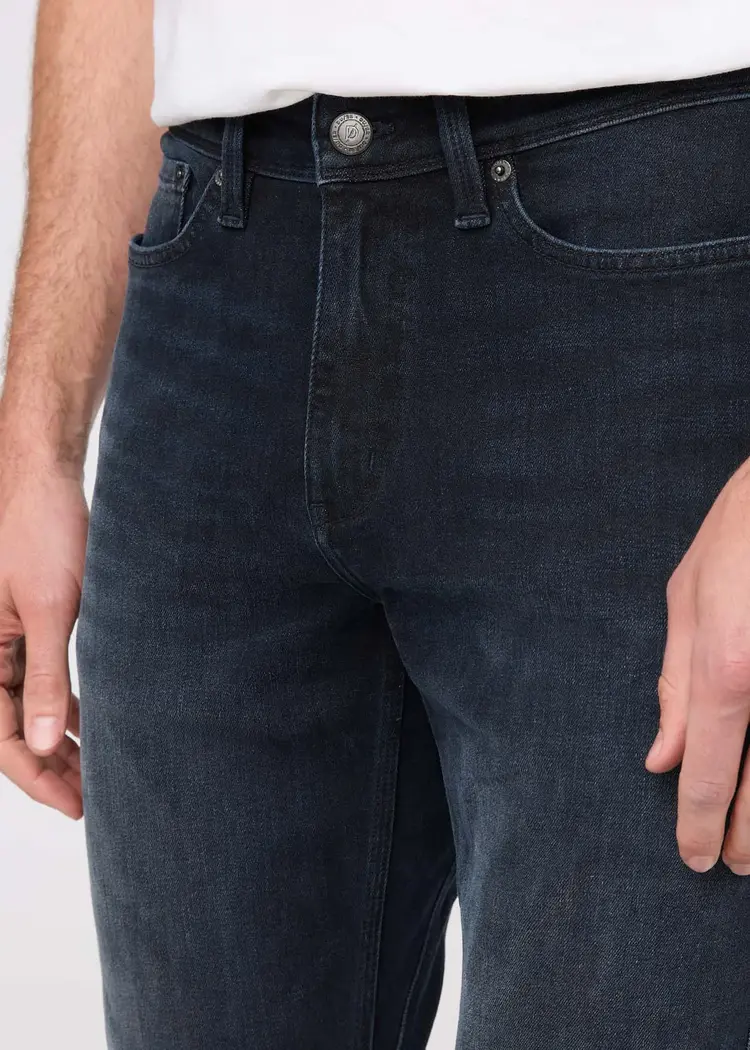 Duer Performance Denim Slim Straight- Carbon Stone
