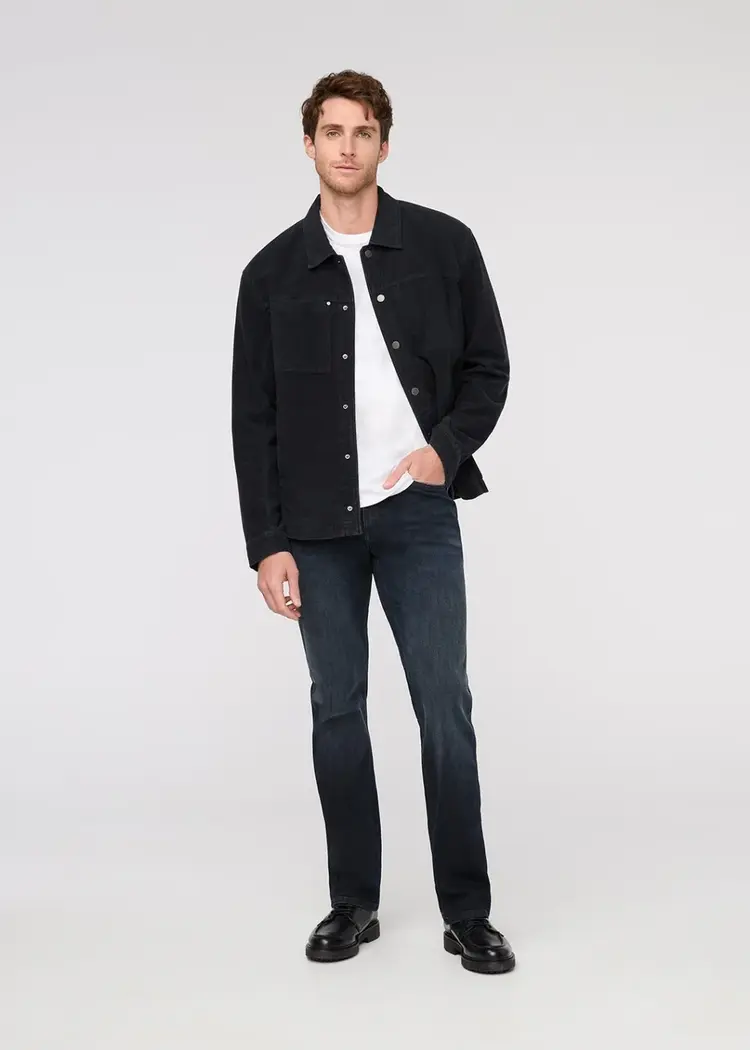 Duer Performance Denim Slim Straight- Carbon Stone