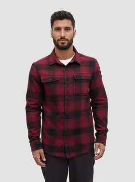 Ten Tree Kapok Flannel Colville Deep Burgundy