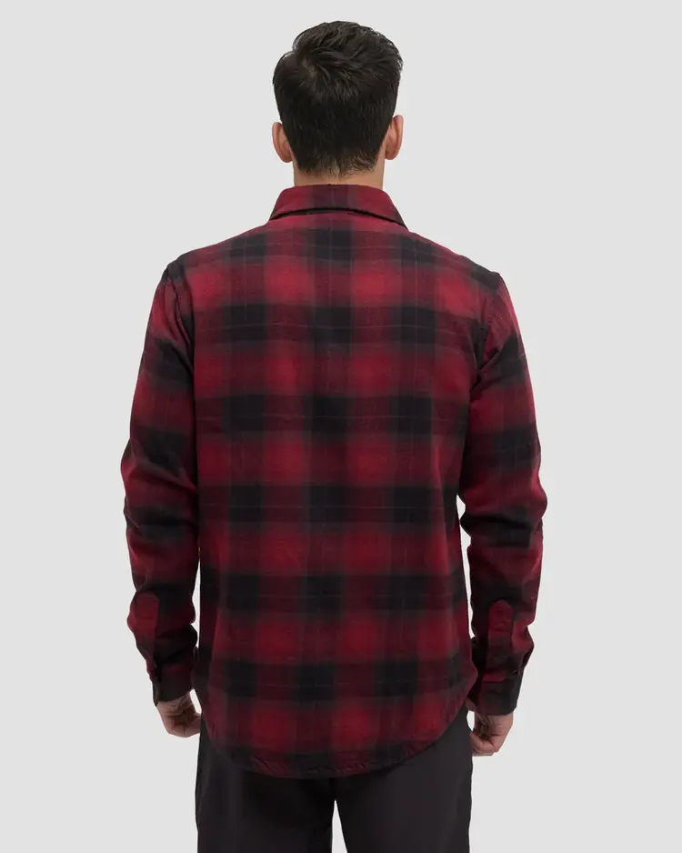 Ten Tree Kapok Flannel Colville Deep Burgundy