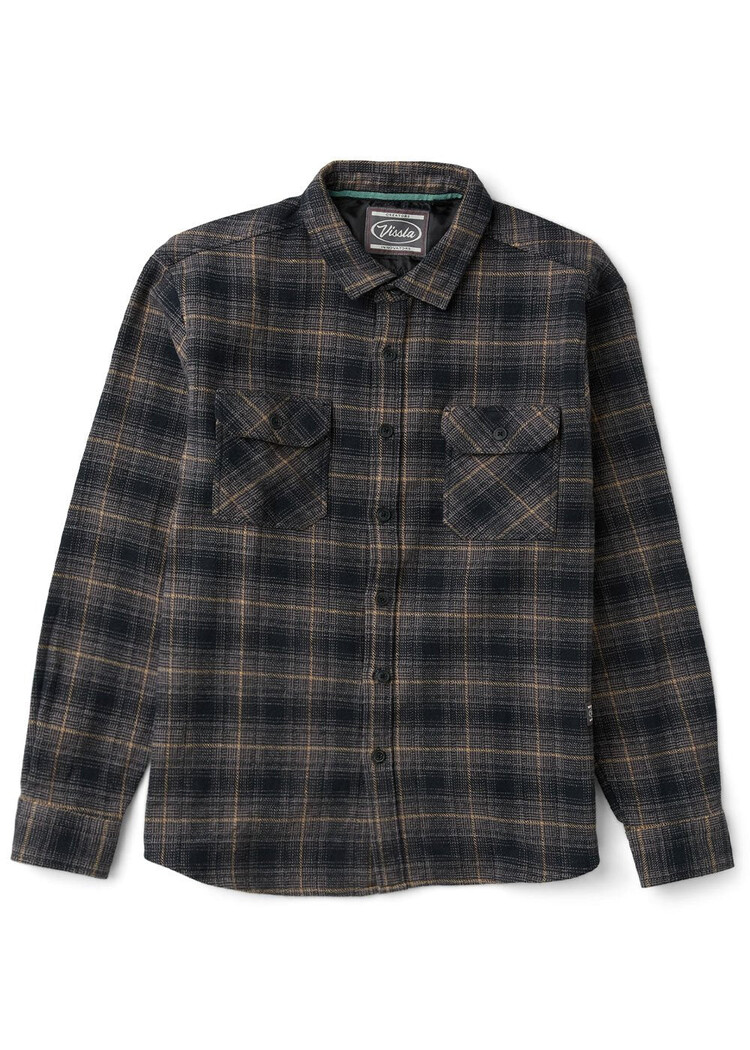 Vissla Creators Heavy Days Eco LS Flannel - BLK