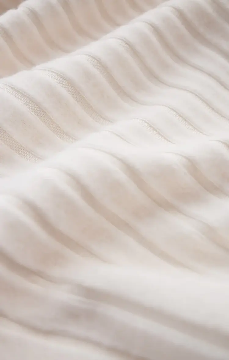 Z Supply Dawn Smocked Rib Pant Vanilla Ice