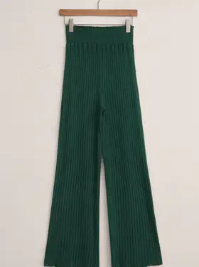 Z Supply Dawn Smocked Rib Pant Mistletoe