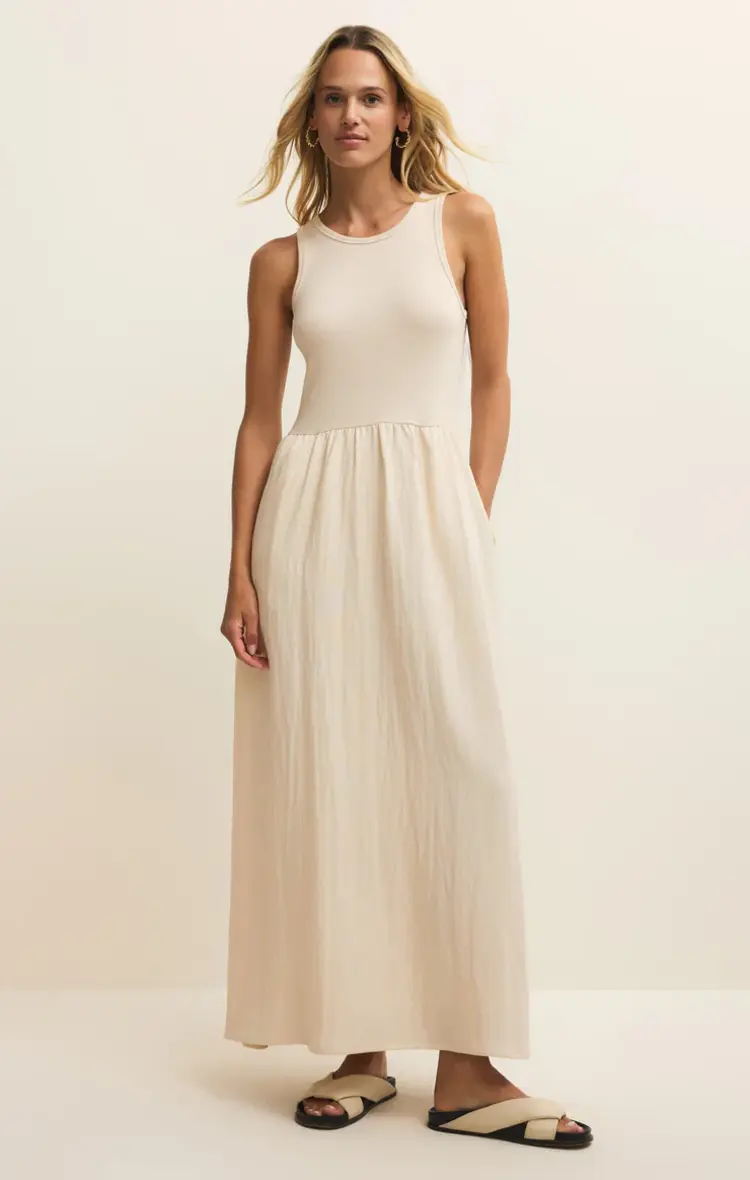 Z Supply Charlotte Midi Dress Crystal