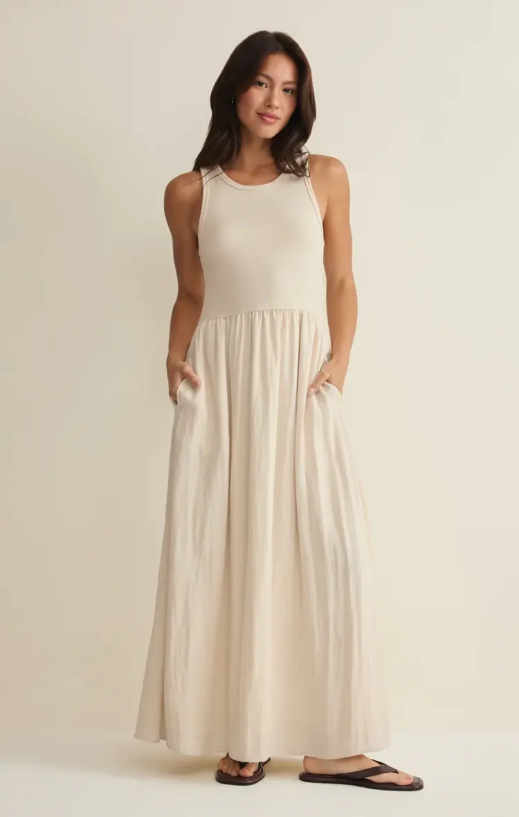 Z Supply Charlotte Midi Dress Crystal